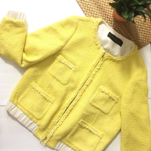 yellow bomber jacket zara